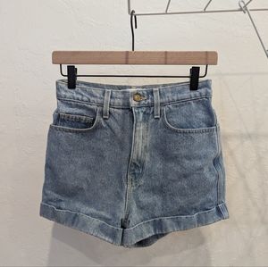 american apparel denim shorts